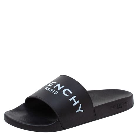 givenchy rubber slides women& 39|givenchy slides white and black.